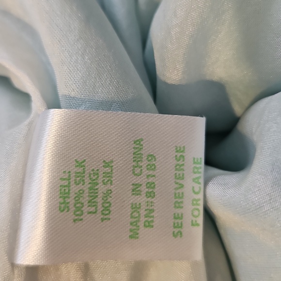 Lilly Pulitzer Women's  Dip Dye Carrie Dress, Blue and Green Ombré Size XS - Picture 6 of 7